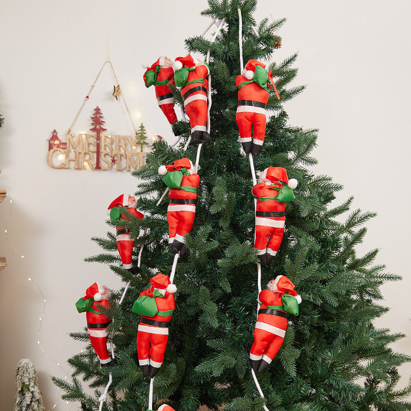 Verspielte Weihnachtsmann Dekorationsfigur Karnz