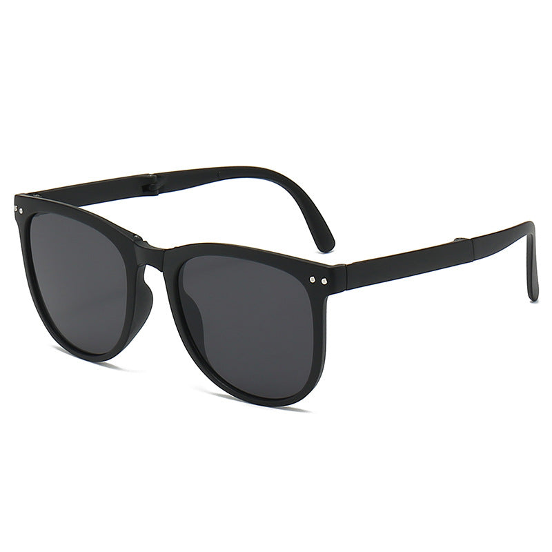 Damen trendige Sonnenbrille mit facettenreichem Rahmen Karnz