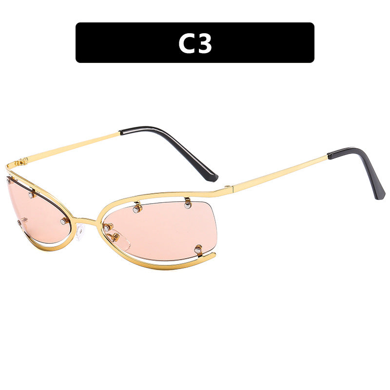 Damen Cat-Eye Sonnenbrille mit luxuriösen Akzenten und schützendem UV-Filter Karnz