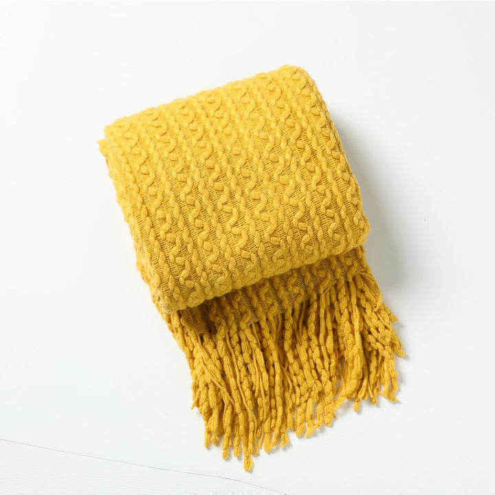 Strukturierter Strickschal