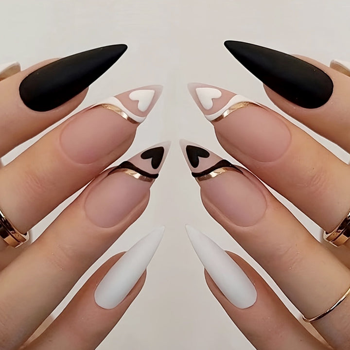 Kunstvolle Hochwertige Stiletto-Nägel Karnz