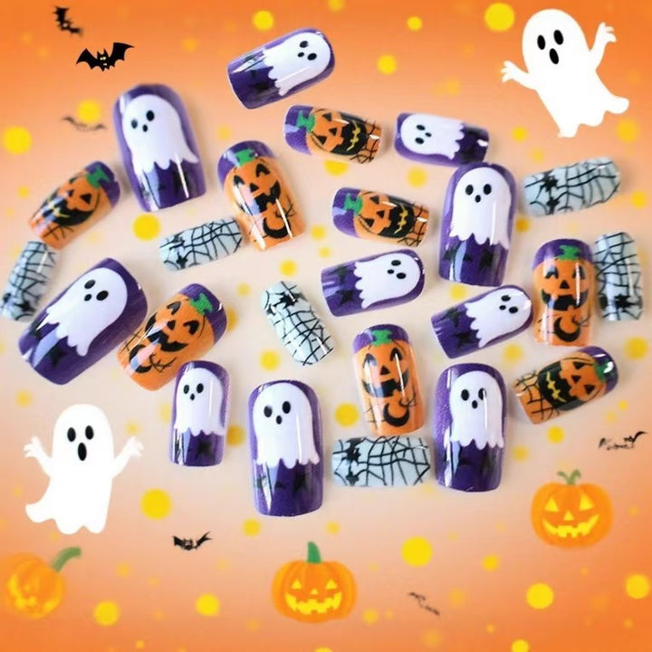 Kreative Halloween Nagelspitzen Karnz