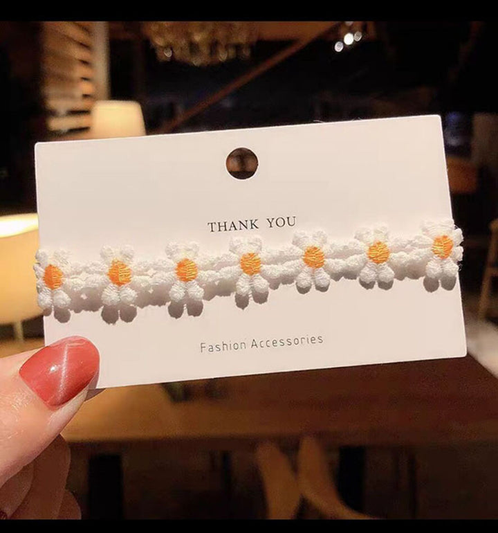 Häkel-Blumen Haarband Karnz