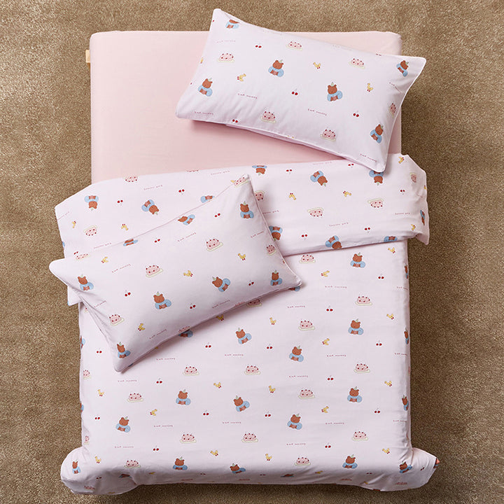 Kleinkind Baumwolle Percale Schaukelpferd Bettbezug Set mit Bettlaken und Kissenbezügen