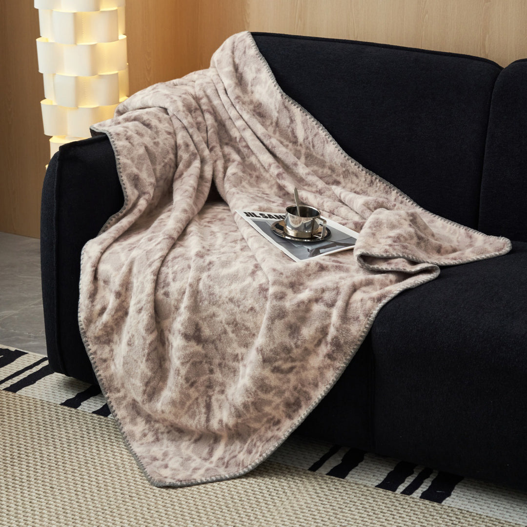 Gemütliche dekorative Fleece-Decke