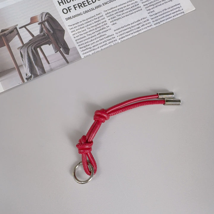 Stylischer Leder-Schlüsselanhänger Halter Karnz