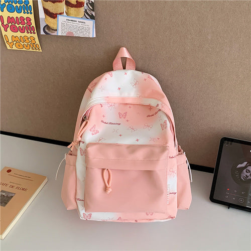 Schmetterlingsdruck Mehrfach-Taschen Rucksack