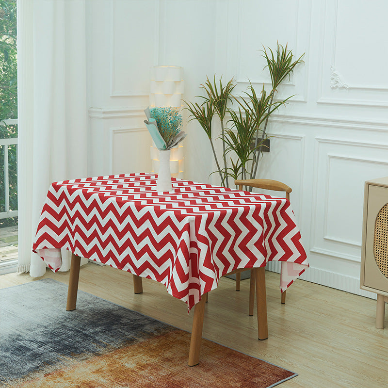 Moderne Chevron-Muster-Tischdecke