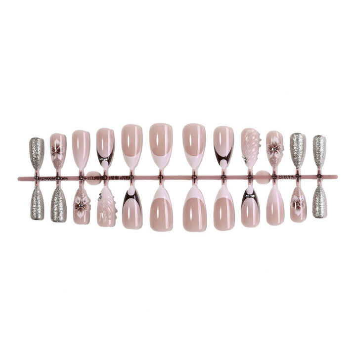 Luxuriöses Press-On Nagelkunstset Karnz
