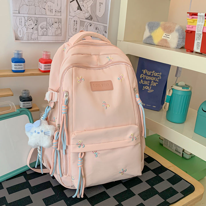 Stylische Bestickte Schulrucksack Karnz