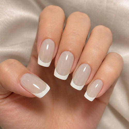 Elegante French Tip Acryl-Nagelverlängerungen Karnz 1789915965