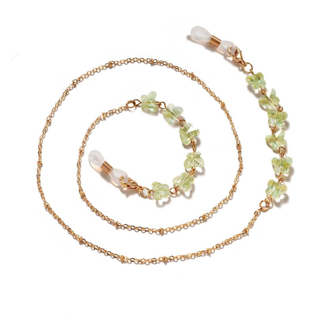 Blumenverzierte Brillenband Karnz