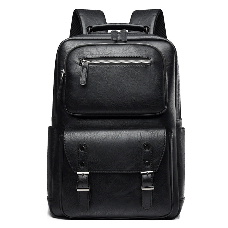 Stylischer Mehrzweck-Leder-Rucksack Karnz