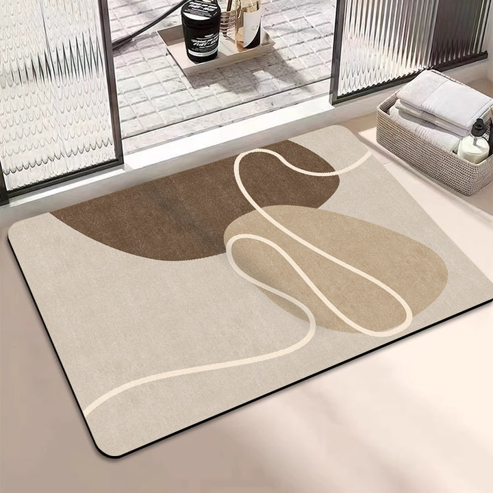 Stylish Modern Badezimmermatte Karnz