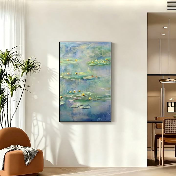 Wasserlilie Leinwandkunst für das Zuhause