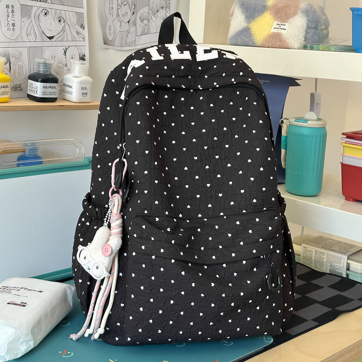 Niedlicher herzförmiger lässiger Rucksack Karnz