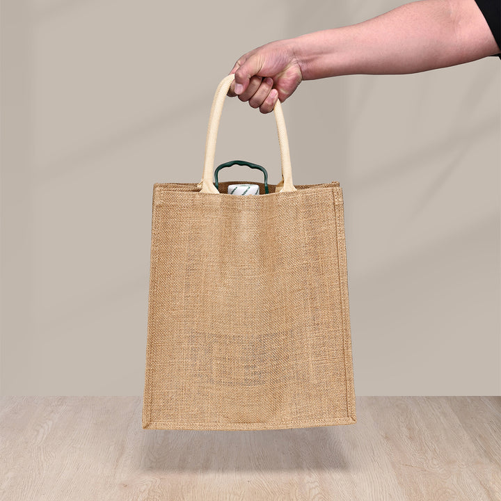 Umweltfreundliche Jute-Tragetasche Karnz