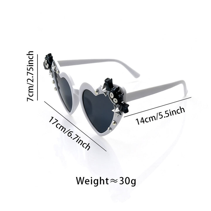 Herzförmige Spaß-Sonnenbrille Karnz