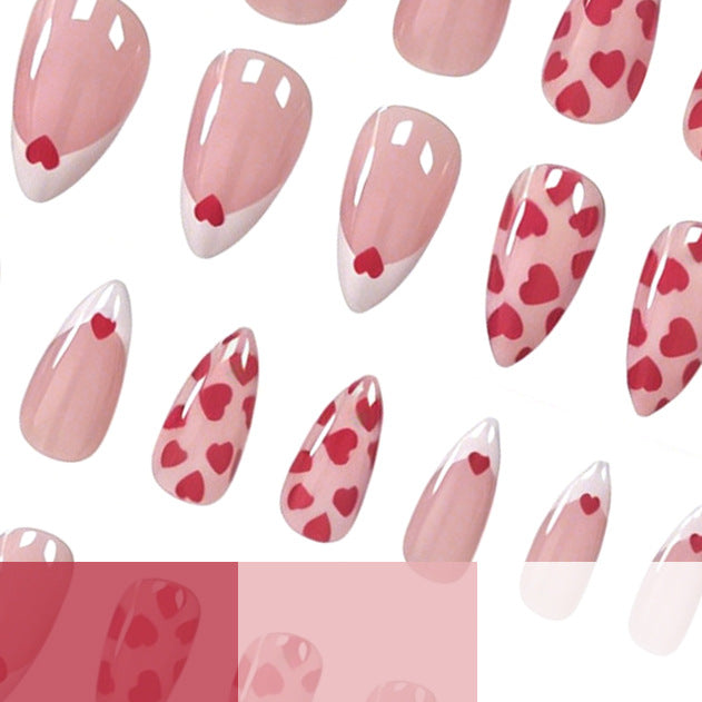 Herz-Muster Nail Art Verbesserungen Karnz
