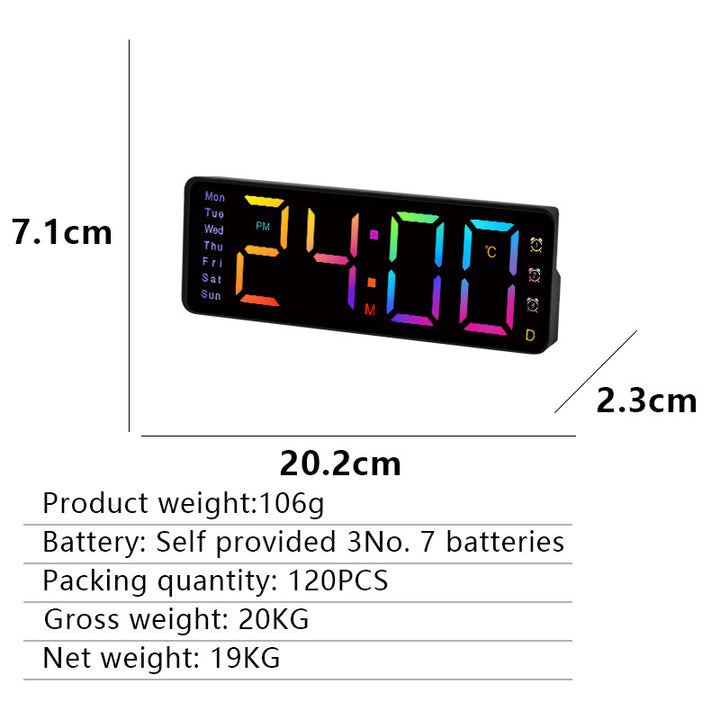 Digitaler Wanduhr Karnz