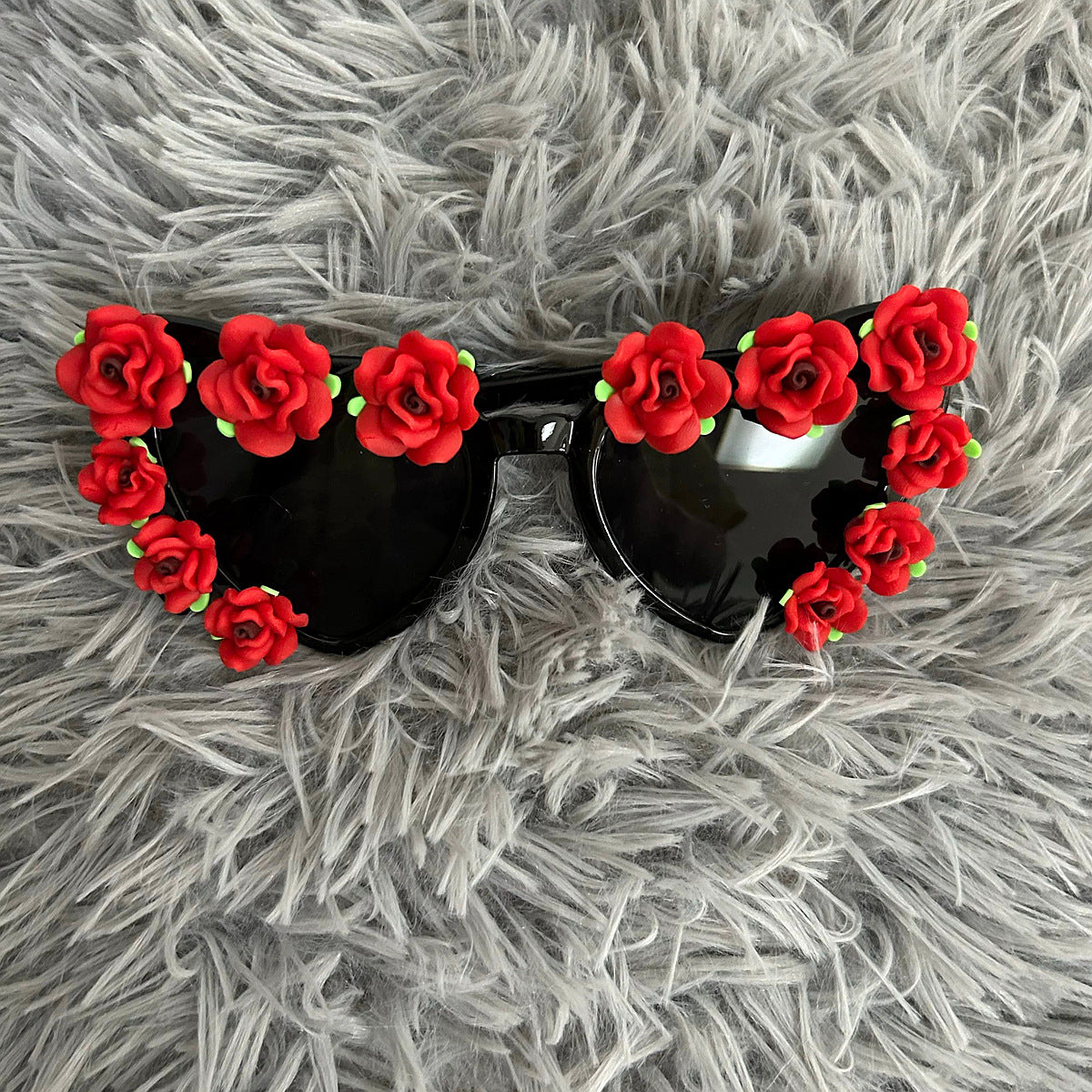 Damen Sonnenbrille mit floralen Details Karnz