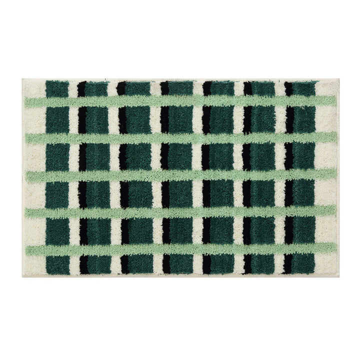 Stylischer weicher Plüsch-Badezimmerteppich