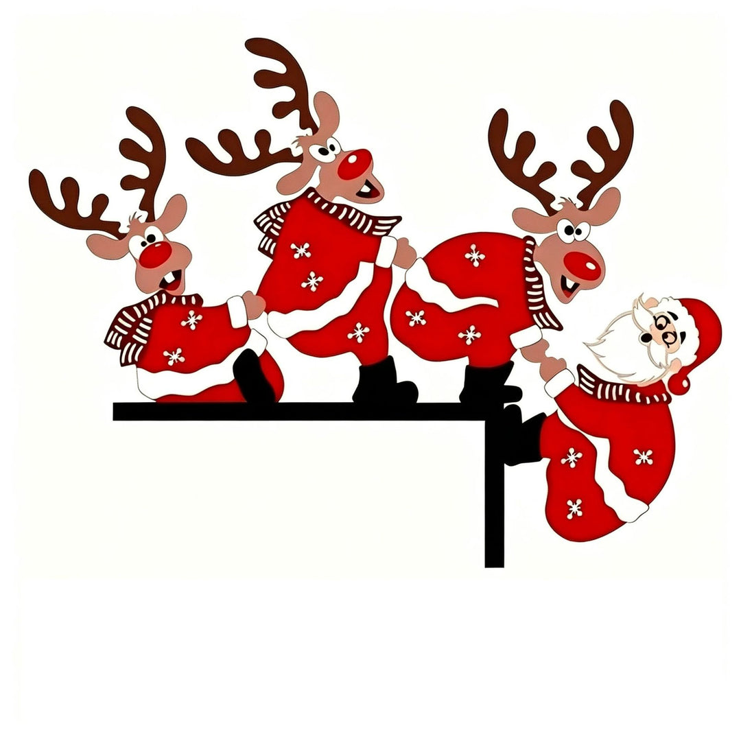 Weihnachtlich dekorierte Hängehängung