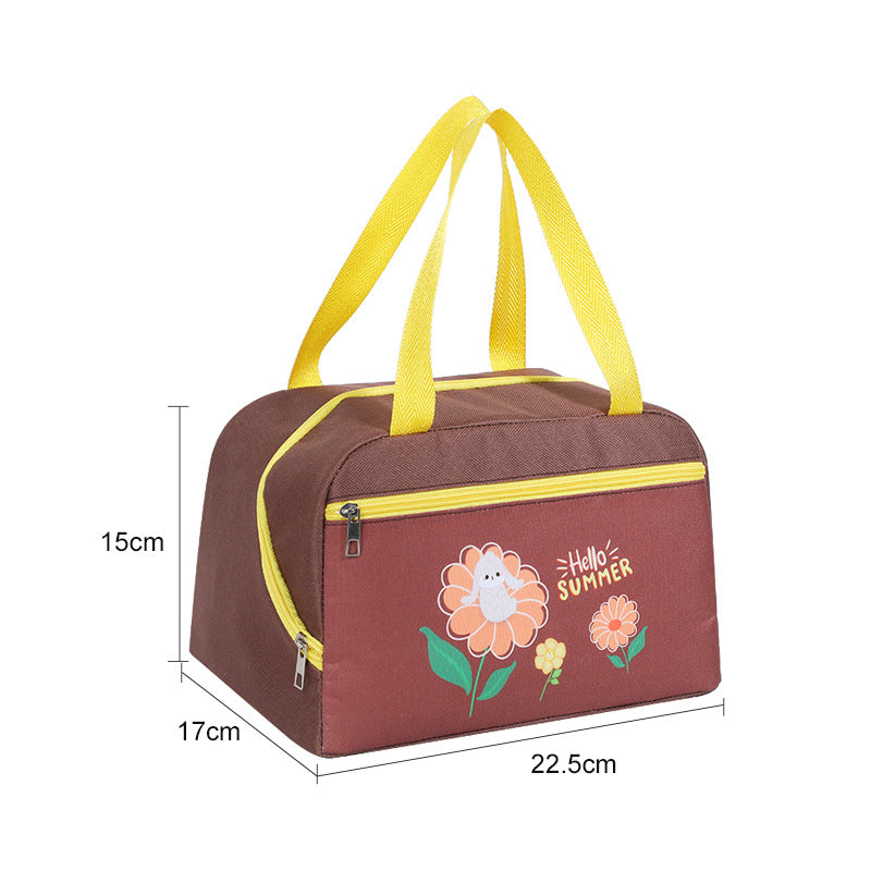 Niedliche cartoonisolierte Lunch-Tasche