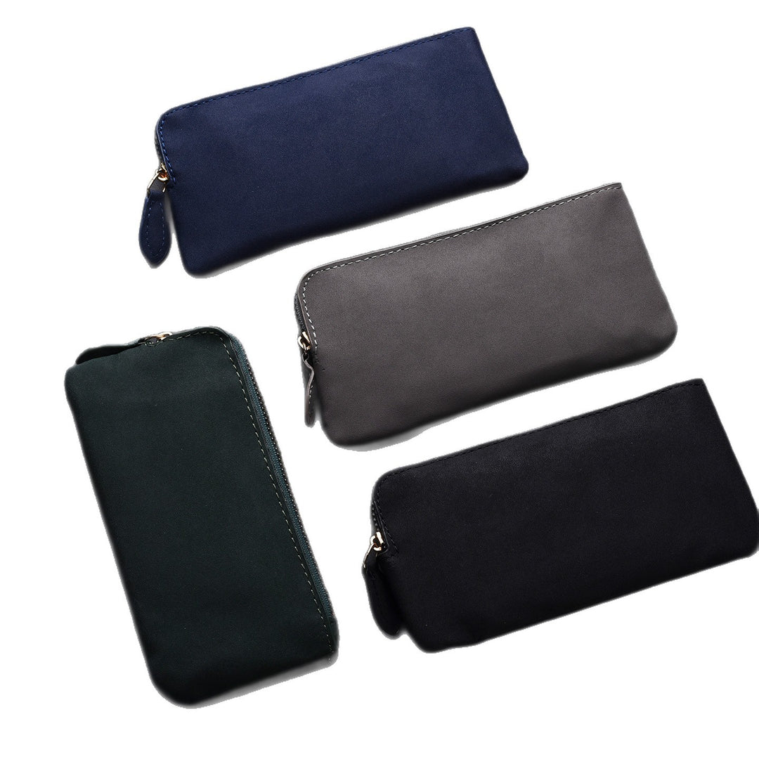 Premium Leder Reißverschluss Geldbörsen Organizer Karnz