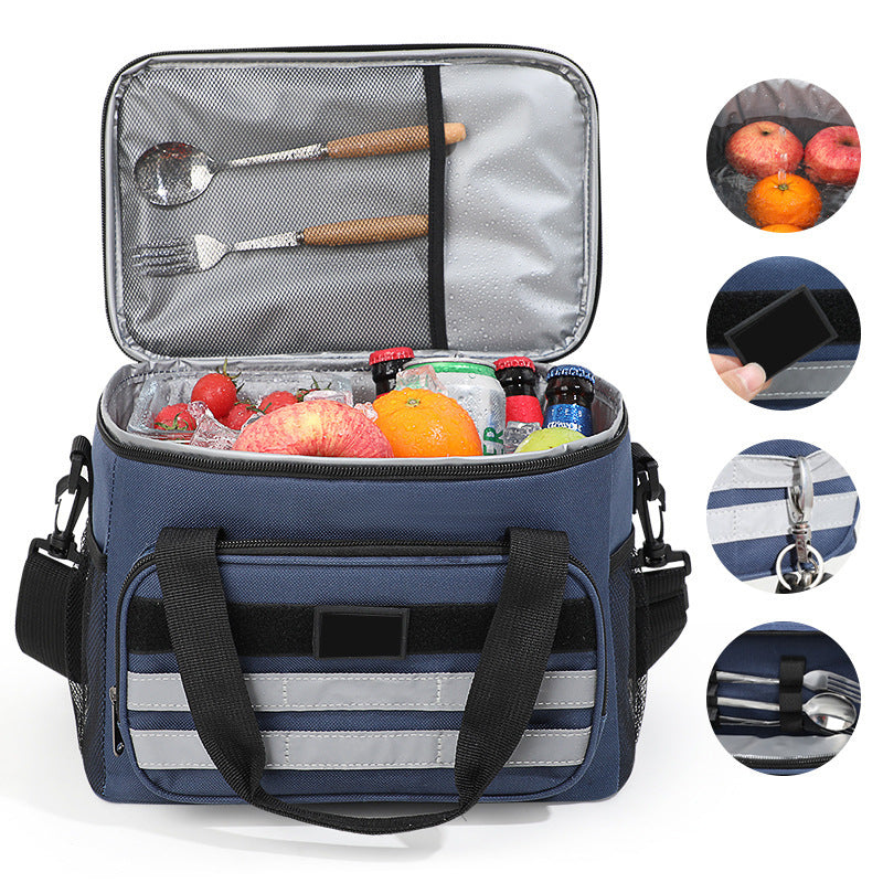 Unisex isolierte Kühltasche mit zusätzlichen Fächern Karnz