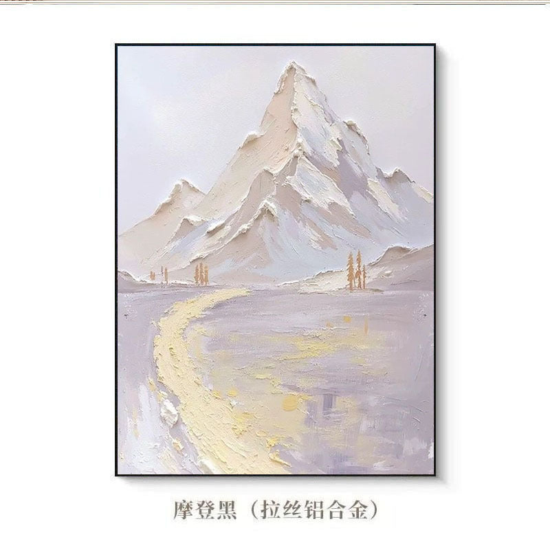 Abstrakte Berglandschaft Leinwandkunst