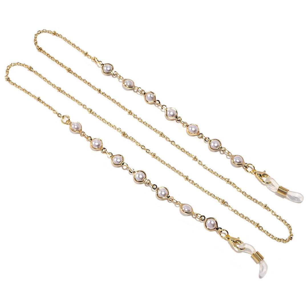 Elegante perlenverzierte Brillenleine Karnz