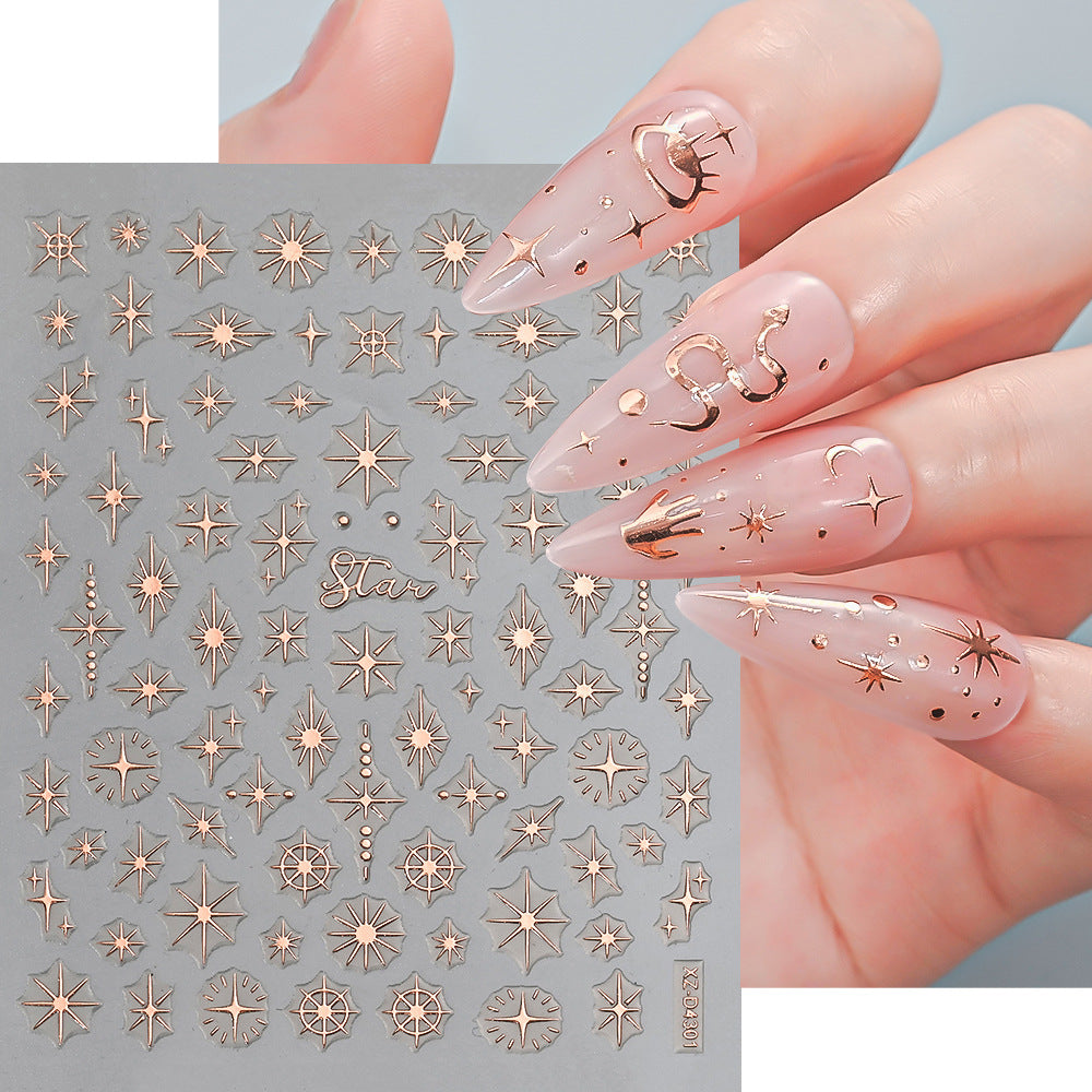 Nagelkunst Dekorative Folienaufkleber