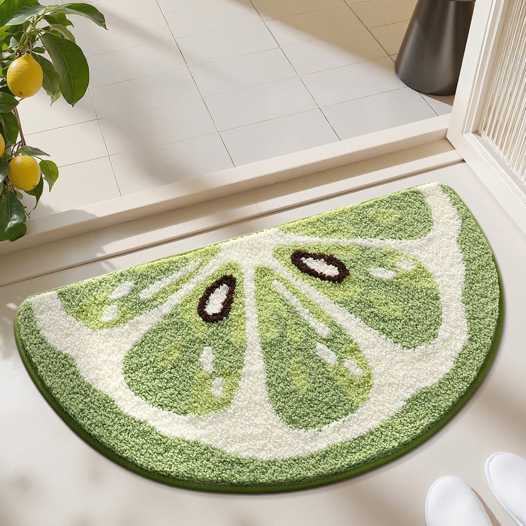 Dekorativer Zitronenförmiger Teppich für die Home Decor