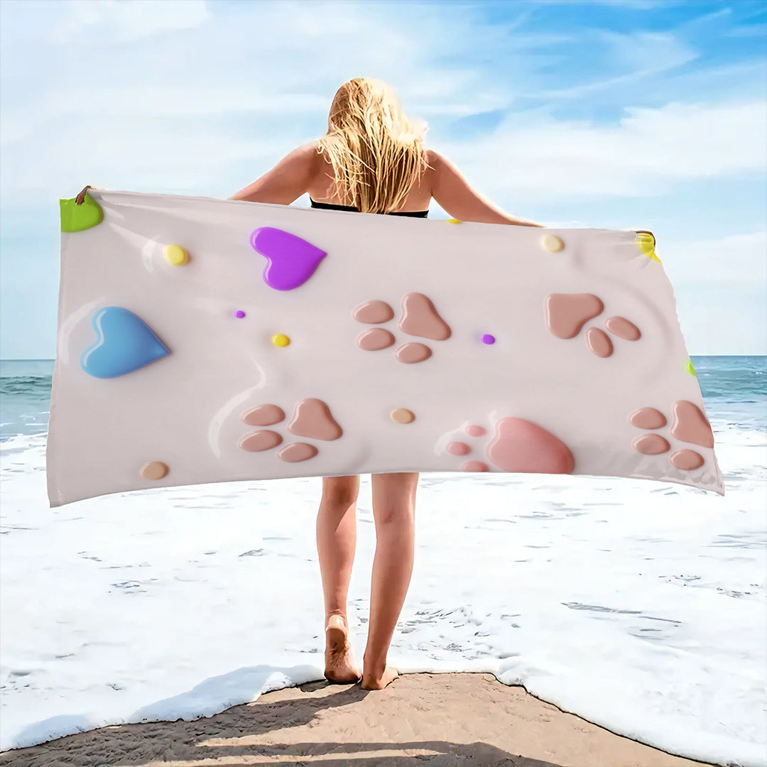 Luxuriöses Übergroßes Strandtuch Karnz