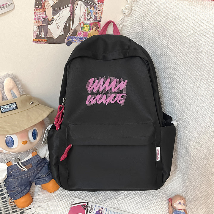 Trendiger Grafikdruck Rucksack Karnz