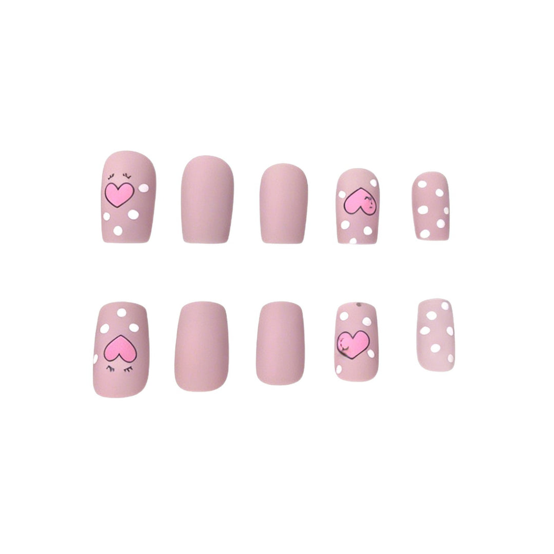 Künstlerische Herz-Themen-Nagelkunst Karnz