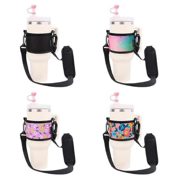 Unisex Tragbarer Becherhalter mit Schultergurt Karnz