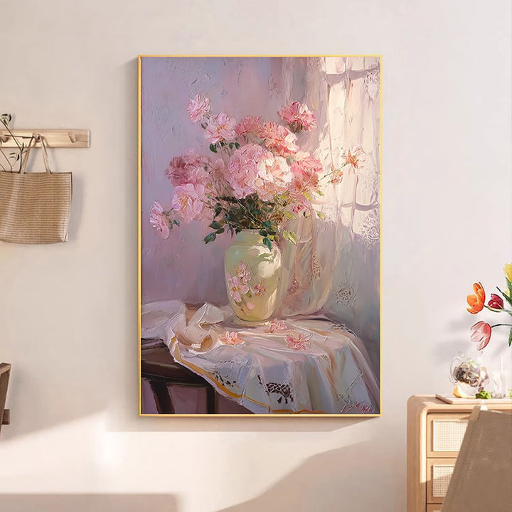 Künstlerische florale Leinwand Wandkunst