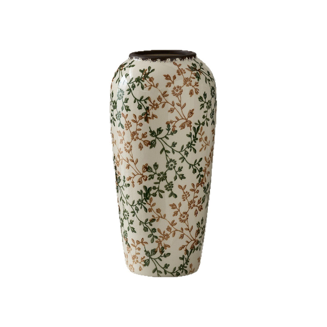 Florale Keramikvase Karnz