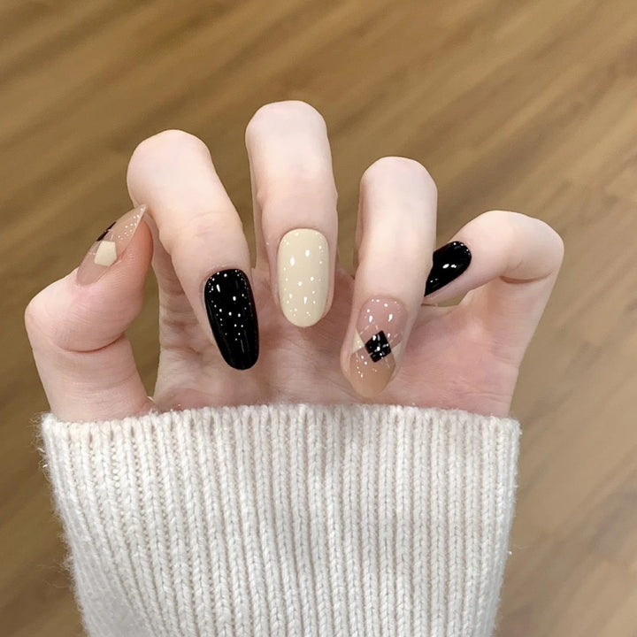 Elegantes Designer Press-On Nail Set