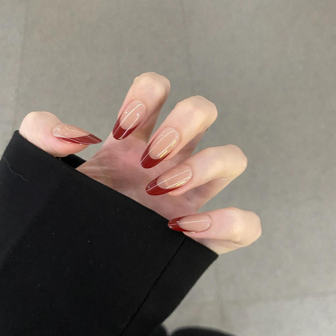 Elegante Kunstnägel mit Modernen Farbverlaufseffekten Karnz