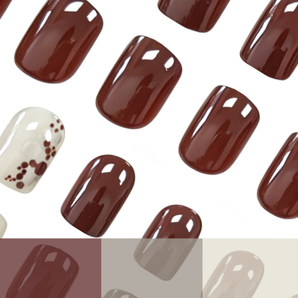 Elegante Glänzende Nagelkunst Karnz