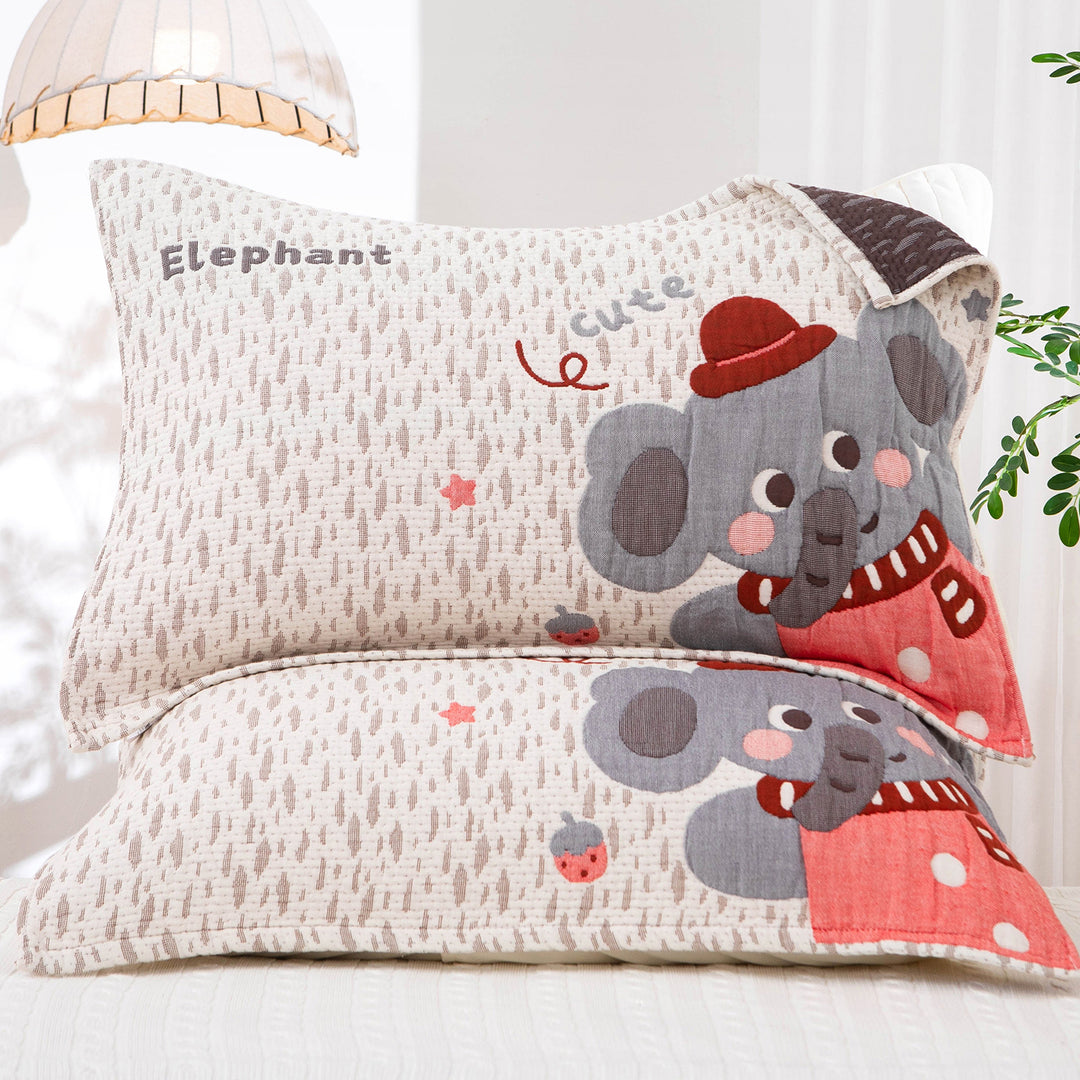 Damen Kissenbezug mit fröhlichem Pinguin-Motiv Karnz