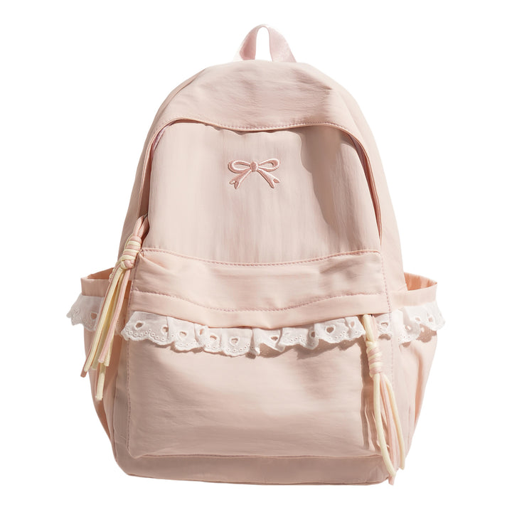 Stilvoller Bestickter Rucksack mit Schleifenakzent Karnz