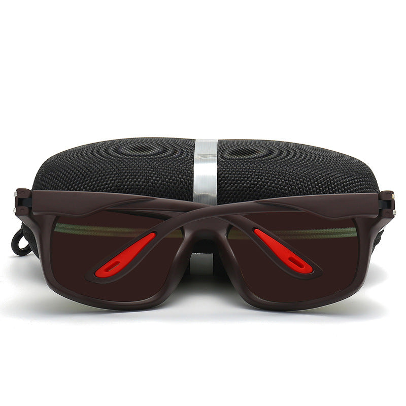 Herren Sportliche Sonnenbrille mit polarisierten Gläsern und stoßfestem Rahmen Karnz