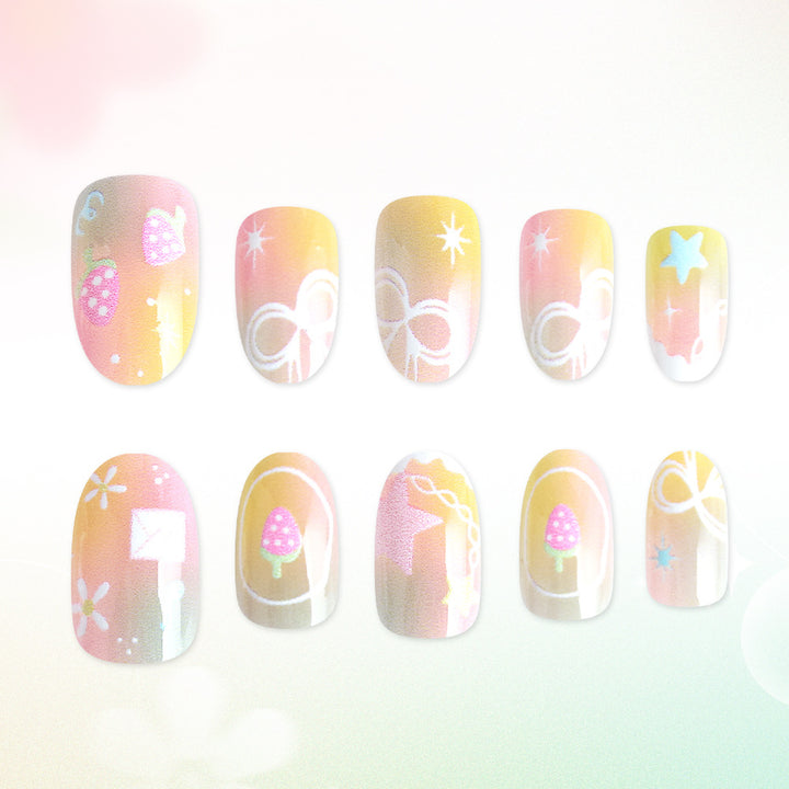 Kreative Französische Tip Nagelkunst Karnz