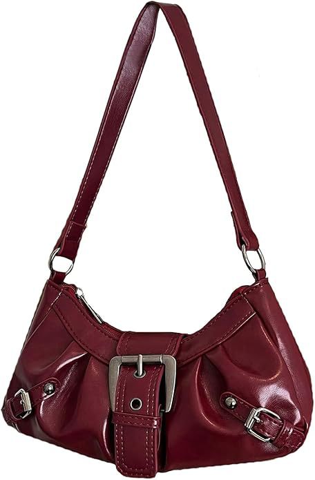 Schultertasche mit Trendigem Design und Dekorativem Schnallenverschluss Karnz