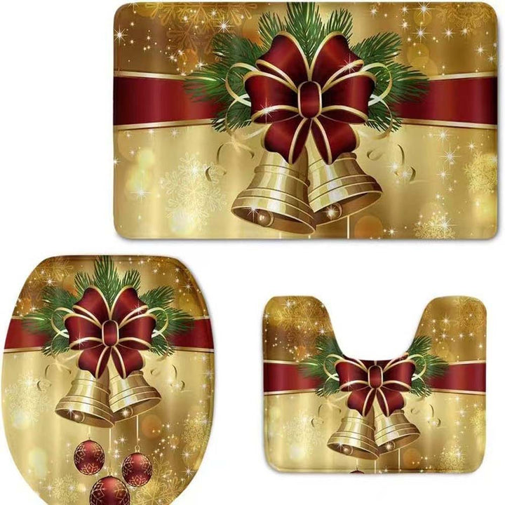 Weihnachts-Themen Badezimmermatte Set