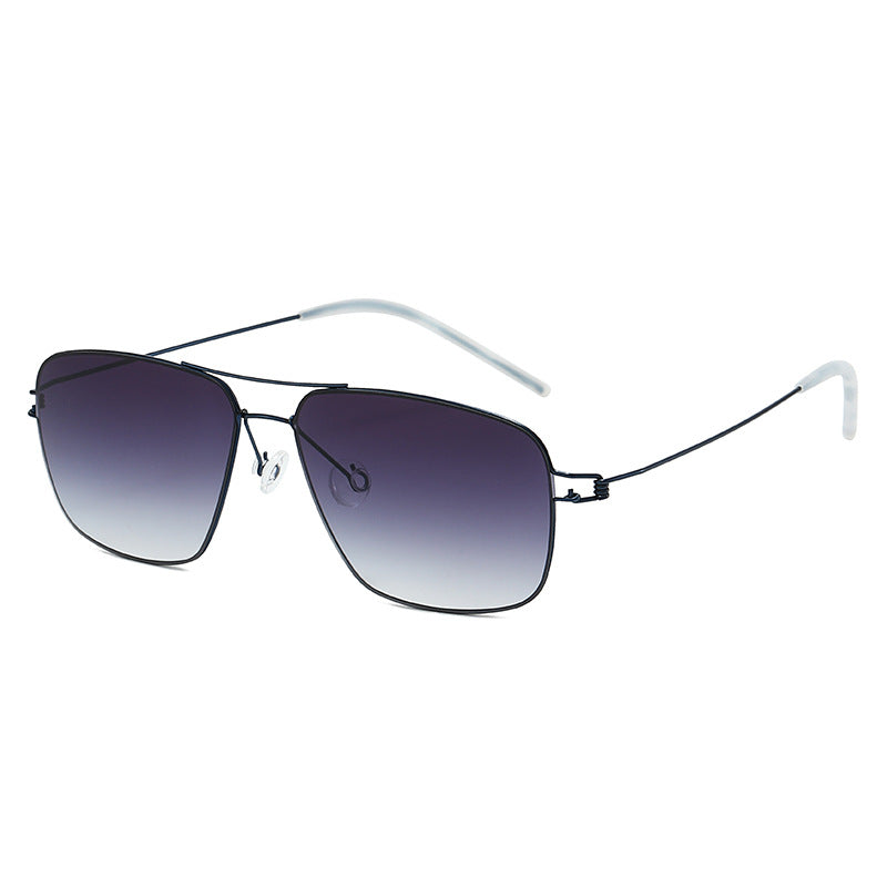 Damen moderne geometrische Sonnenbrille Karnz